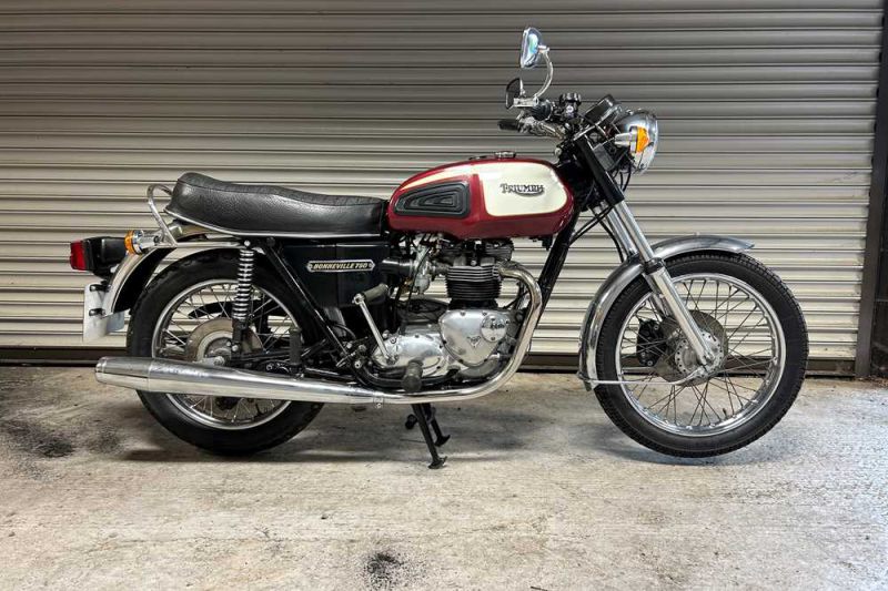 Win this beautiful 1977 Triumph Bonneville T 140