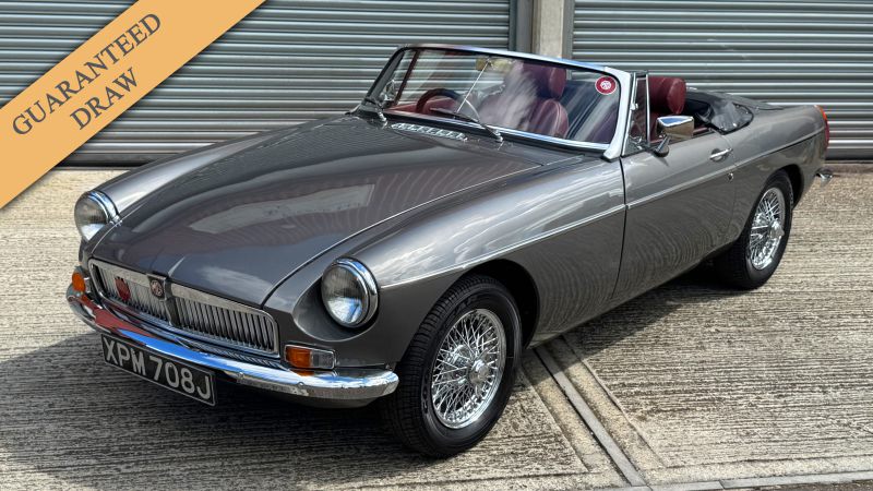 Win this beautiful 1970 MGB Roadster