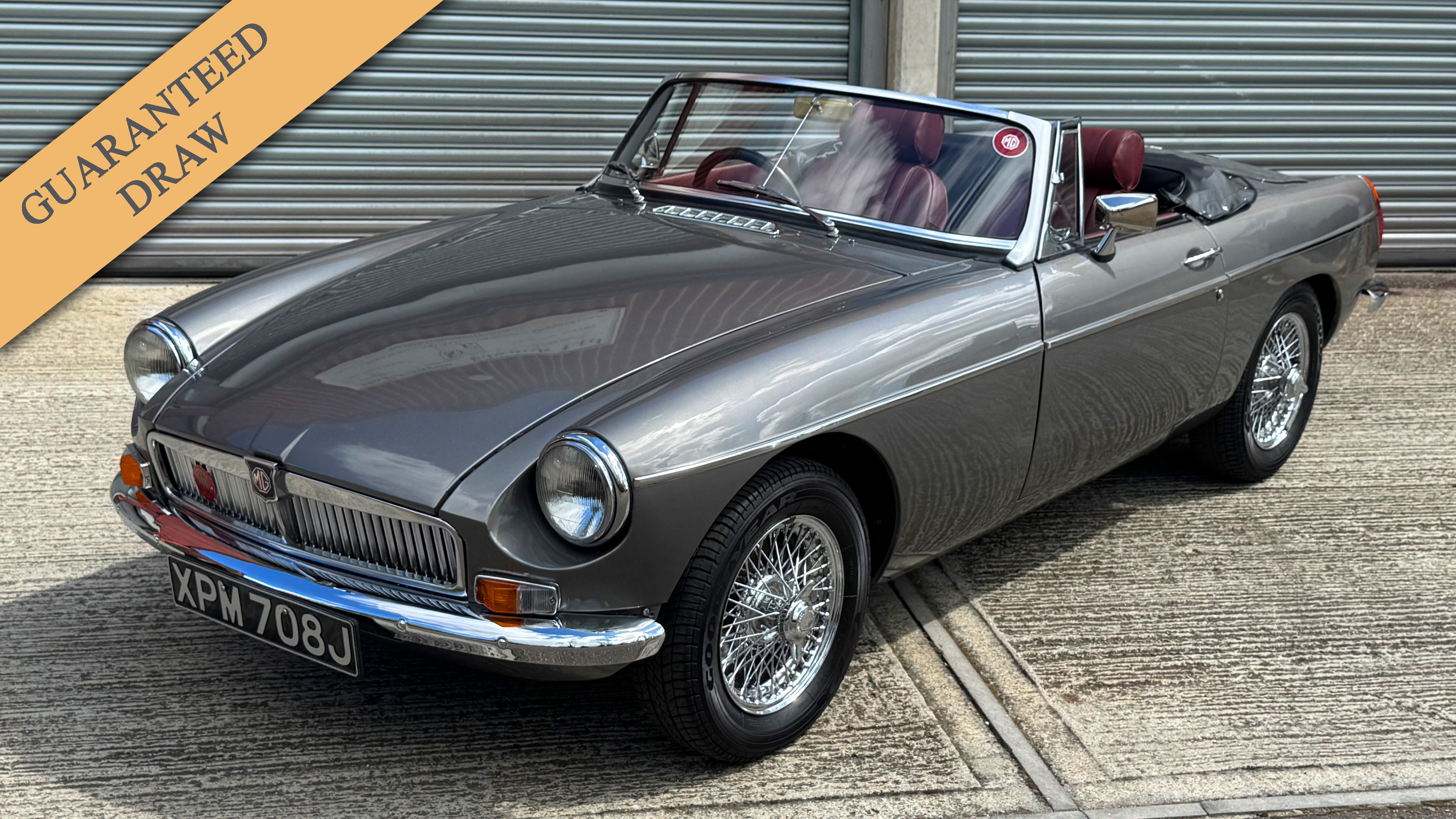 Win This Beautifully Presented 1970 MGB Roadster