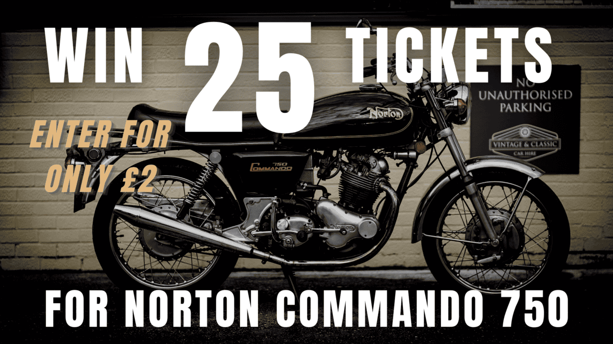 25 tickets for Norton Commando 750