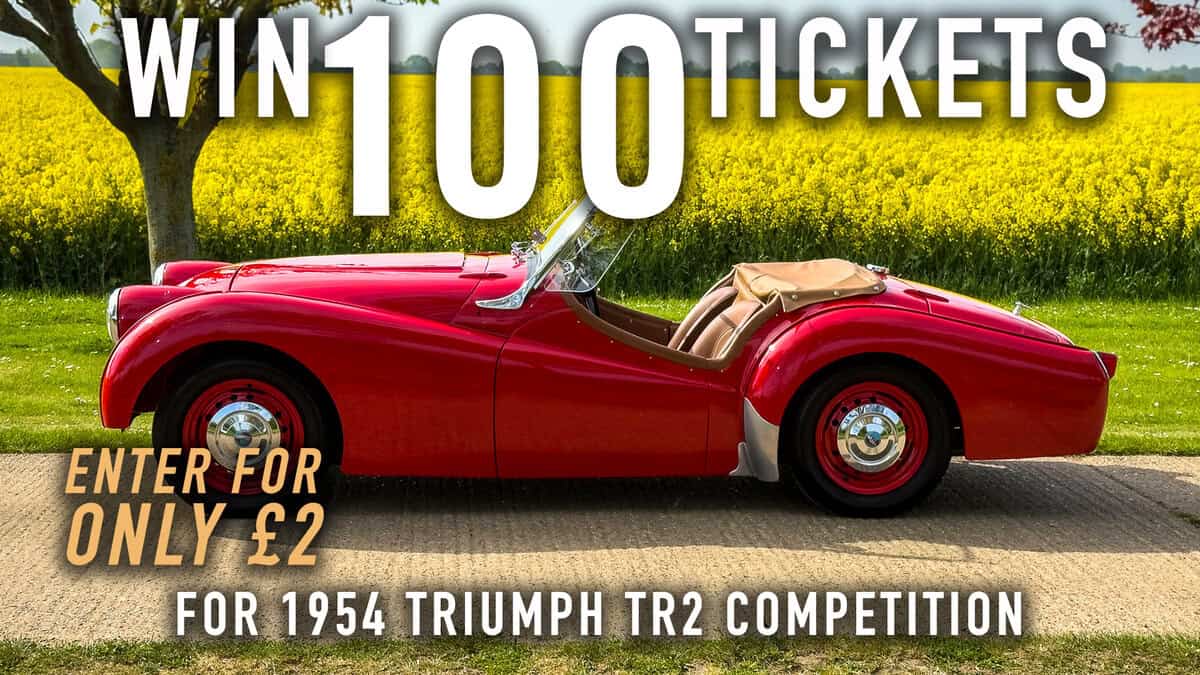 WIN 100 Tickets for 1954 Triumph TR2
