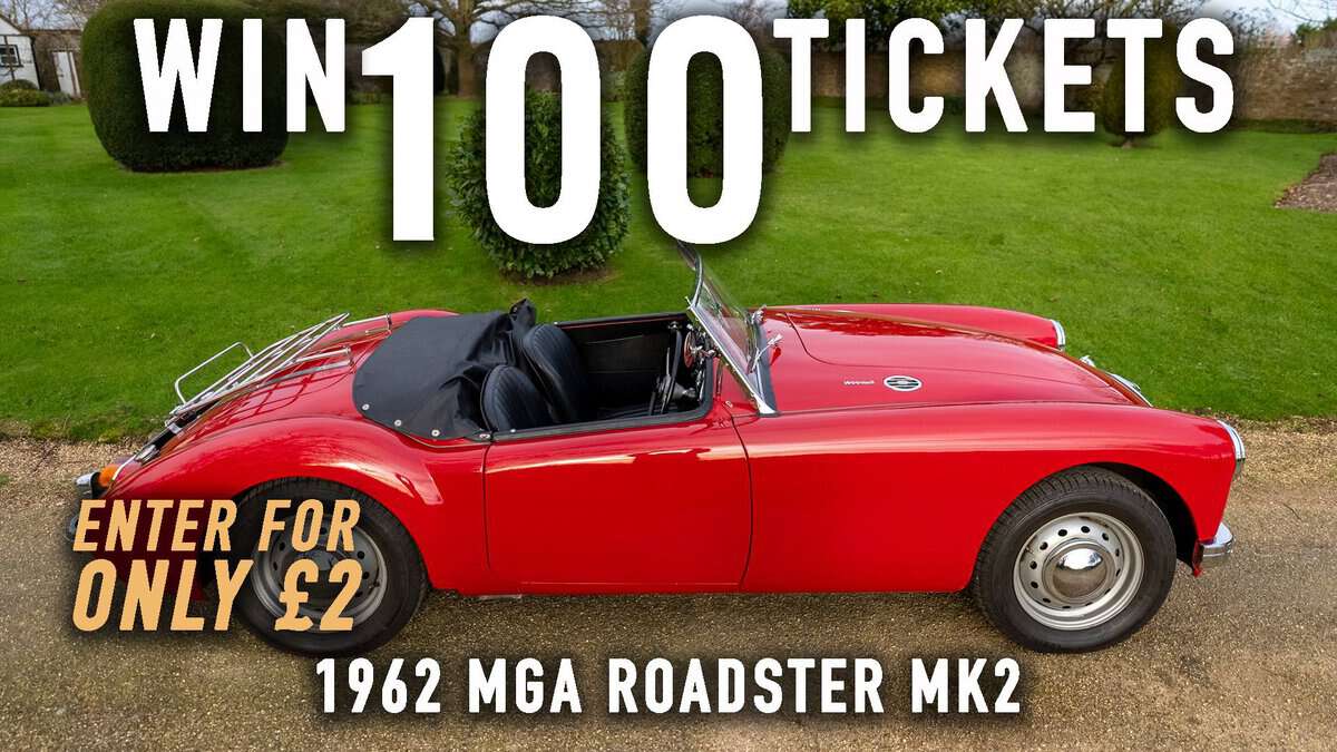 WIN 100 Tickets for 1962 MGA Roadster Mk2
