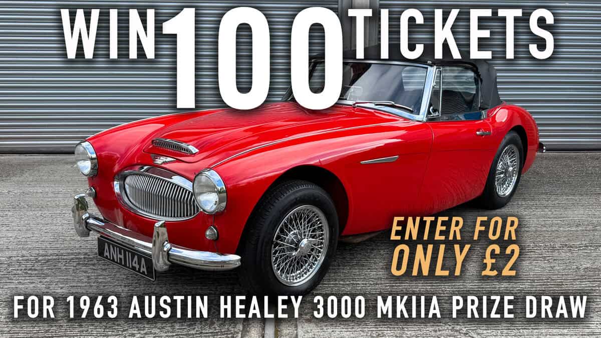 WIN 100 Tickets for 1963 Austin Healey 3000 MkIIA