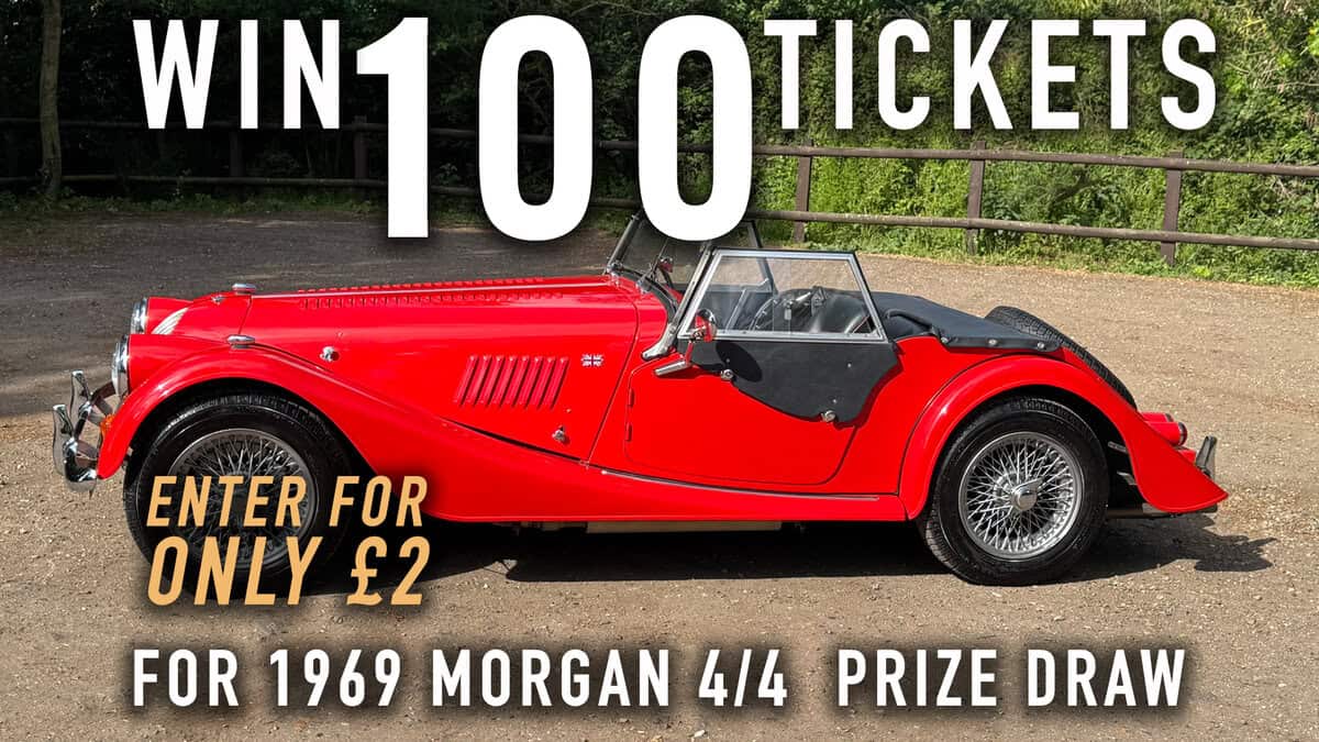 WIN 100 Tickets for 1969 Morgan 4/4