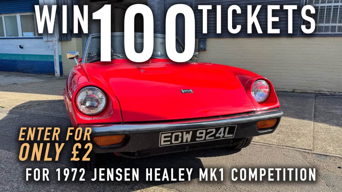 WIN 100 Tickets for 1972 Jensen Healey Mk1