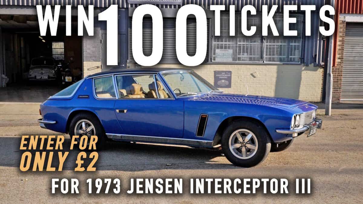 WIN 100 Tickets for 1973 JENSEN INTERCEPTOR III