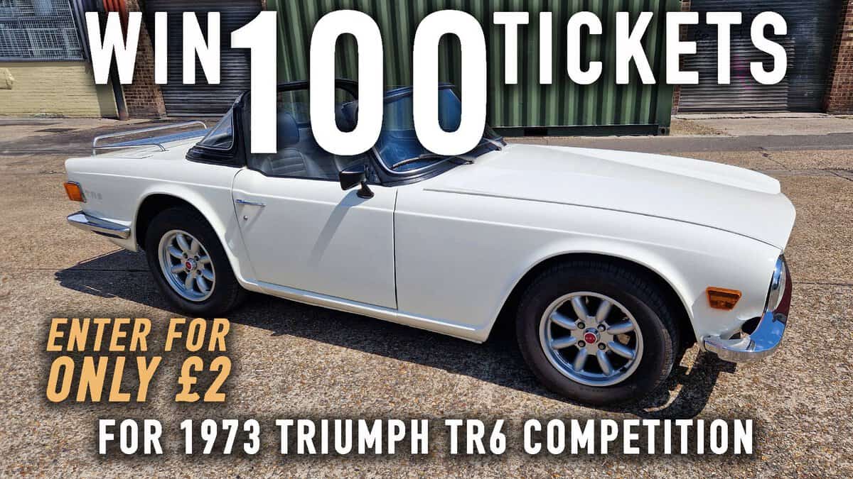 WIN 100 Tickets for 1973 Triumph TR6