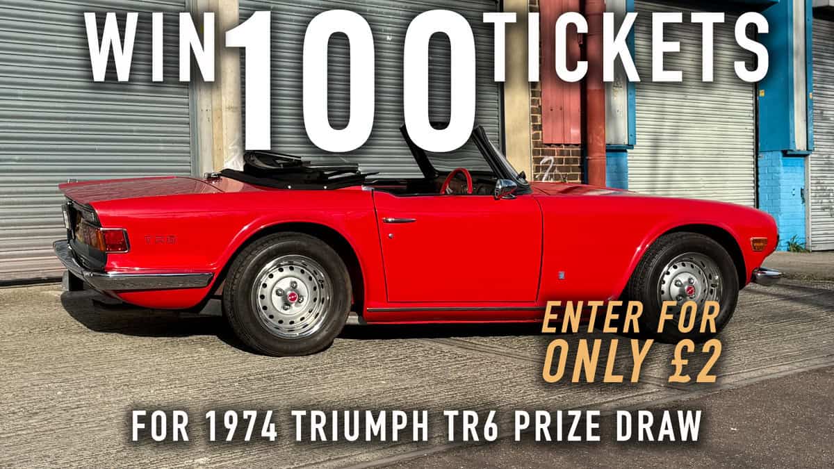 WIN 100 Tickets for 1974 Triumph TR6