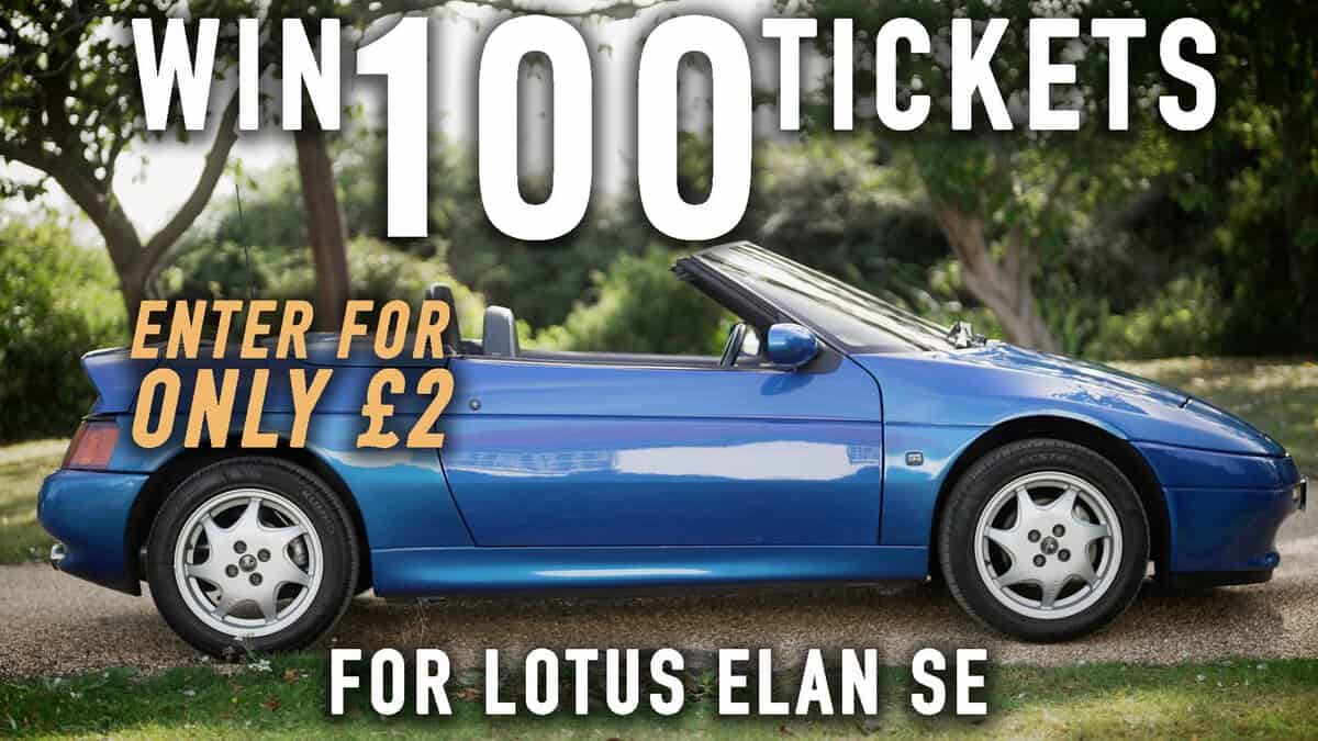 100 Tickets for 1990 Lotus Elan SE