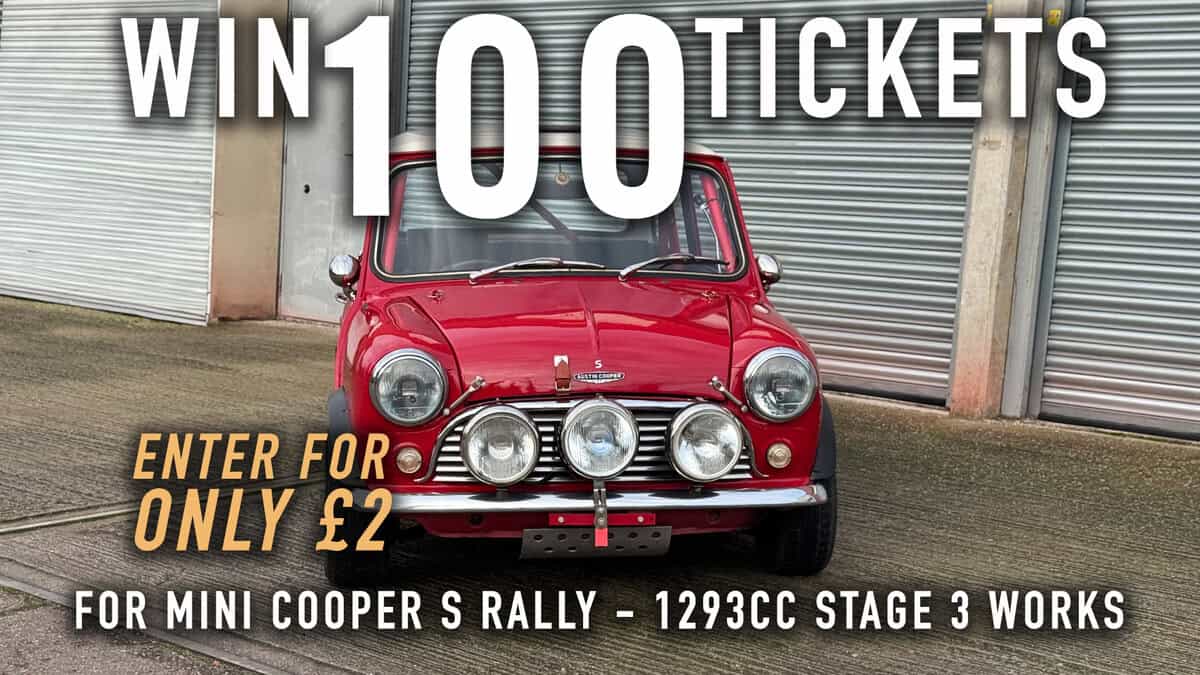 WIN 100 Tickets for Mini Cooper S Rally