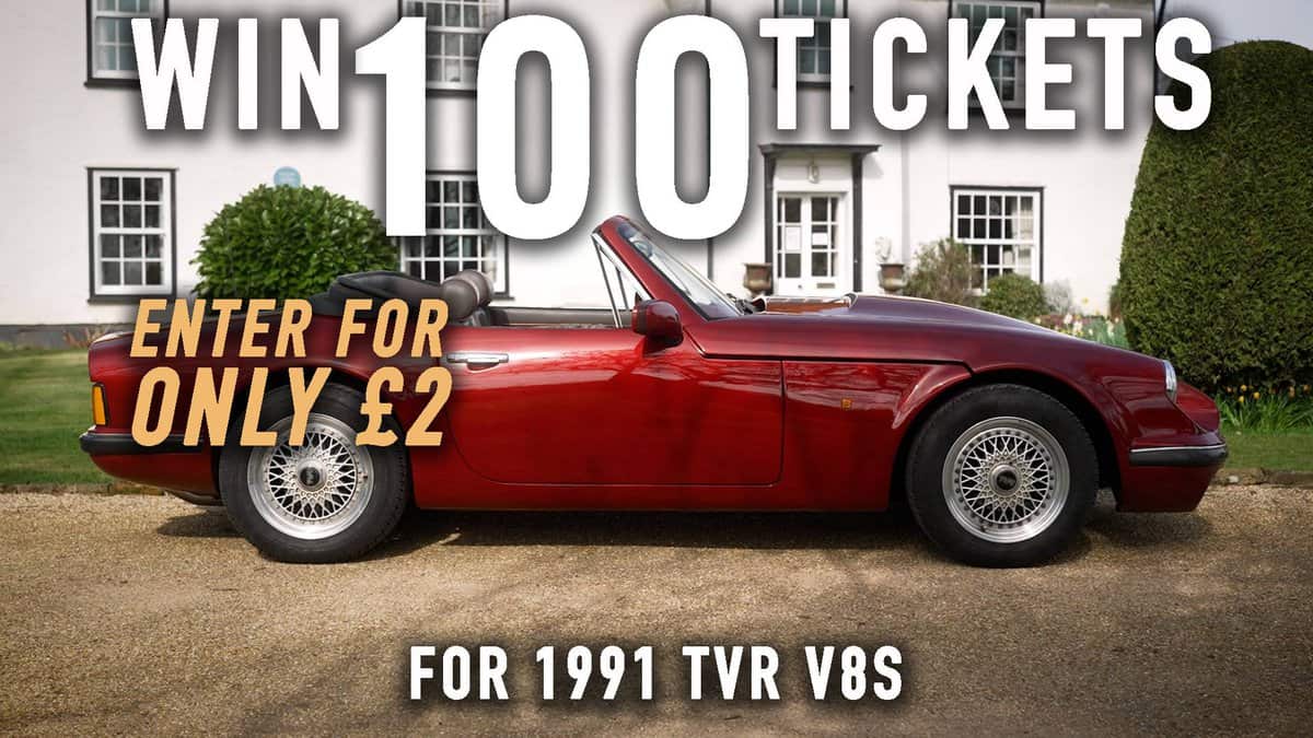 100 Tickets for 1991 TVR V8S