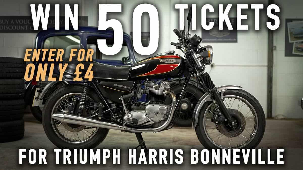 50 tickets for Triumph Harris Bonnie