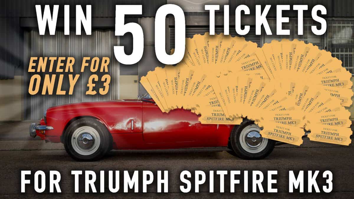 50 tickets for Triumph Spitfire Mk3